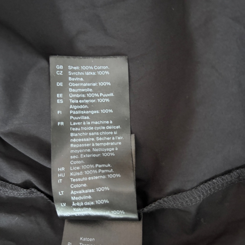 COS Black Asymmetric Gathered-Waist LS Midi Dress w/ Pockets | Size Small (NWT) - Picture 7 of 7